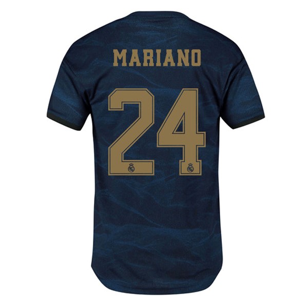 Camiseta Real Madrid NO.24 Mariano 2ª 2019/20 Azul